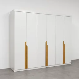 Guarda Roupa Casal 6 Portas Quartzo CabeCasa MadeiraOriginals - 12