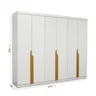 Guarda Roupa Casal 6 Portas Quartzo CabeCasa MadeiraOriginals - 3