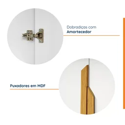 Guarda Roupa Casal 6 Portas Quartzo CabeCasa MadeiraOriginals - 9