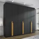 Ver imagem 1 de Guarda Roupa Casal 6 Portas Quartzo CabeCasa MadeiraOriginals