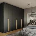 Ver imagem 2 de Guarda Roupa Casal 6 Portas Quartzo CabeCasa MadeiraOriginals