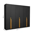 Ver imagem 3 de Guarda Roupa Casal 6 Portas Quartzo CabeCasa MadeiraOriginals