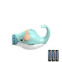 Ver imagem 1 de Kit 1 Golfinho Bolha Sabão Criança Infantil+ 3 Pilha Azul 3