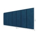 Ver imagem 4 de Cabeceira Casal Estofada Uvaia CabeCasa MadeiraOriginals Azul