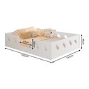 Ver imagem 2 de Cama Casal Helena para Quarto Design Moderno Estrutura Resistente Conforto e Durabilidade - Branco