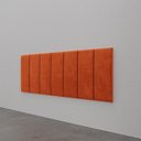 Ver imagem 5 de Cabeceira Casal Estofada Uvaia CabeCasa MadeiraOriginals Laranja