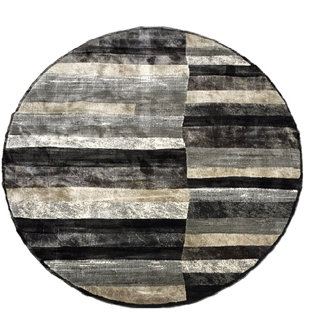 Tapete Ariel 250 Redondo 5883a Dark Grey