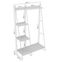 Ver imagem 4 de Arara de Roupas em Aço Begônia CabeCasa MadeiraOriginals