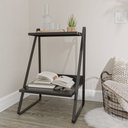 Ver imagem 1 de Mesa de Cabeceira Nicho em Aço Begônia CabeCasa MadeiraOriginals Preto