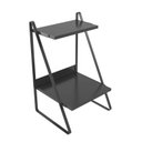 Ver imagem 2 de Mesa de Cabeceira Nicho em Aço Begônia CabeCasa MadeiraOriginals Preto