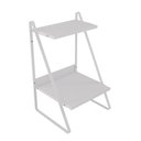Ver imagem 2 de Mesa de Cabeceira Nicho em Aço Begônia CabeCasa MadeiraOriginals Branco