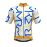 Camisa Ciclismo Mauro Ribeiro Masculina Identite Branca/amarelo sem Marca Gg - 1