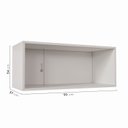 Ver imagem 5 de Armário Aéreo Porta Basculante 90cm Arizona CabeCasa MadeiraOriginals