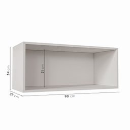Armário Aéreo Porta Basculante 90cm Arizona CabeCasa MadeiraMadeira - 5