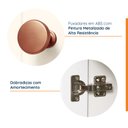 Ver imagem 6 de Armário Aéreo 2 Portas 135cm com Porta de Vidro Arizona CabeCasa MadeiraOriginals