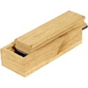 Ver imagem 1 de CONJ 6 Apagador com depósito Porta Giz Pinus Natural 18x7x5,5CM - R2815 Souza