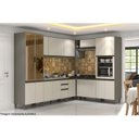 Ver imagem 6 de Armário Aéreo Cozinha Modulado Canto Reto Connect 1 Porta Duna/Cristal - Henn