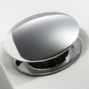 Ver imagem 3 de Kit Cuba Retangular Banheiro Sobrepor + Válvula Click Inteligente Inox 40x28 Decormobily