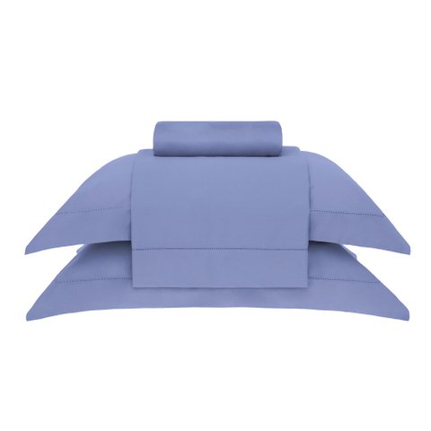 Jogo Cama Casal Buddemeyer 300 Fios Bud Vision New Colors 2 Azul 081