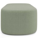 Ver imagem 4 de Cabeceira Cama Box 100cm Lanna com Puff Recamier Doha W01 Bouclê Oliva - Lyam Decor