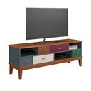 Ver imagem 2 de Rack 5 Gavetas - Cor: Cinza/colorido