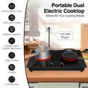Ver imagem 4 de Vbgk Cooktop Elétrico 24" 2400w com 2 Queimadores e Tela Touch (preto)