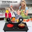 Ver imagem 7 de Vbgk Cooktop Elétrico 24" 2400w com 2 Queimadores e Tela Touch (preto)