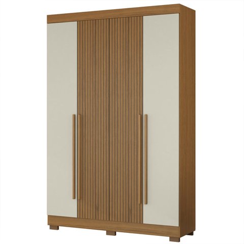 Guarda Roupa Solteiro 150cm 4 Portas Raiz Atacama/areia A15 - Mpozenato