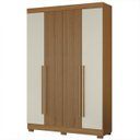 Ver imagem 1 de Guarda Roupa Solteiro 150cm 4 Portas Raiz Atacama/areia A15 - Mpozenato