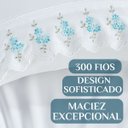 Ver imagem 3 de Jogo Cama Box Queen Solene 100%algodao Extra Macio Premium:azul