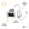 Spot Luminária Embutir Móvel 2w Bco Quente Bivolt Envio 24h - Branco/preto - Bco Neutro - 110v/220v - 2