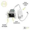 Ver imagem 2 de Spot Luminária Embutir Móvel 2w Bco Quente Bivolt Envio 24h - Branco/preto - Bco Neutro - 110v/220v