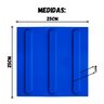 16 Pçs Piso Tátil Pvc Anlik Solucoes Alerta ou Direcional:azul Direcional/25x25 - 3