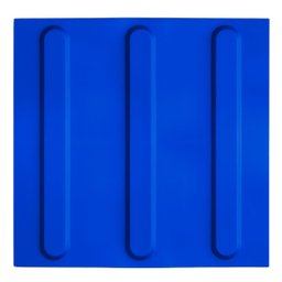16 Pçs Piso Tátil Pvc Anlik Solucoes Alerta ou Direcional:azul Direcional/25x25 - 1