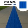 16 Pçs Piso Tátil Pvc Anlik Solucoes Alerta ou Direcional:azul Direcional/25x25 - 2