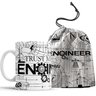 Caneca Trust Me I'm An Engineer com saquinho - 1