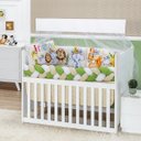 Ver imagem 7 de KIT JOGO DE BERÇO SAFARI ESTAMPADO 10 PEÇAS KIT AMERICANO DE BERÇO BABY ZOO PARA BEBE LUXUOSO:INDIO
