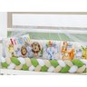 KIT JOGO DE BERÇO SAFARI ESTAMPADO 10 PEÇAS KIT AMERICANO DE BERÇO BABY ZOO PARA BEBE LUXUOSO:INDIO - 5