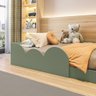 Cama Infantil Montessoriana Solteiro Cloud:verde Bellagio - 6