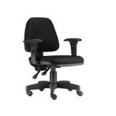 Ver imagem 1 de Cadeira Frisokar Sky Média Executiva Back System Nr17 Ergonômica Crepe Preto