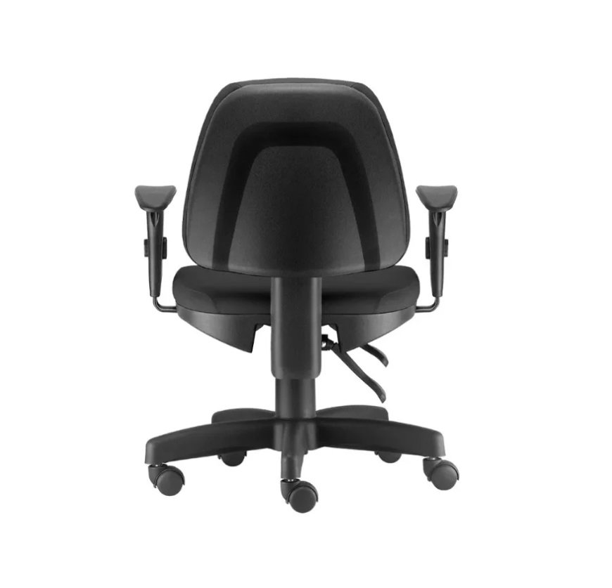 Cadeira Frisokar Sky Média Executiva Back System Nr17 Ergonômica Crepe Preto - 5