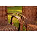 Ver imagem 4 de Conj Cadeira Area Externa Chuva Sol Resistente Preto