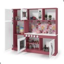 Ver imagem 4 de Armário Cozinha com Refrigerador Infantil Lux Branco Rosa