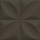 Ver imagem 6 de Kit 20 Placas Decorativas 3D Pétalas Preto 50x50 cm