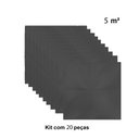 Ver imagem 5 de Kit 20 Placas Decorativas 3D Pétalas Preto 50x50 cm