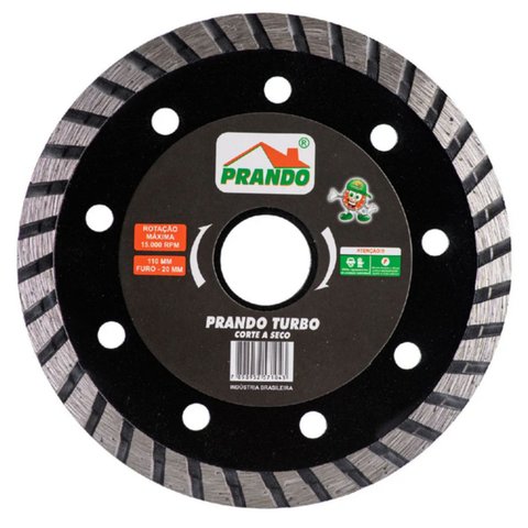Kit 25 Discos Prando Turbo 110 X 20 MM Mármore