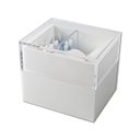 Ver imagem 4 de Pote Porta Cotonetes e Algodão Acrílico Branco com Tampa Centauri Acrílicos Pt-ca-w-tp