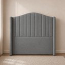 Ver imagem 3 de Cabeceira para Cama Box Estofada Zoe Decorativa Moderna Curva Organica Minimalista Casal 140 cm Padr