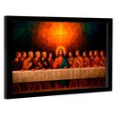Ver imagem 1 de Quadro Decorativo Santa Ceia Geométrica