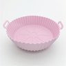 Forma Reutilizável de Silicone Rosa para Airfryer 16cm - 3